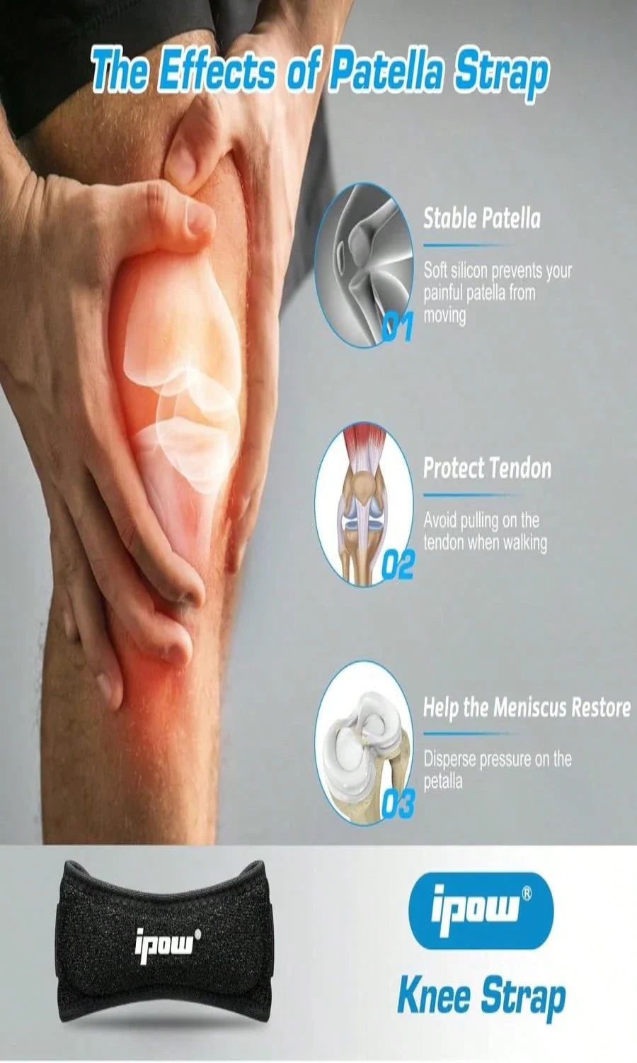 IPOW 2 Pack Knee Brace