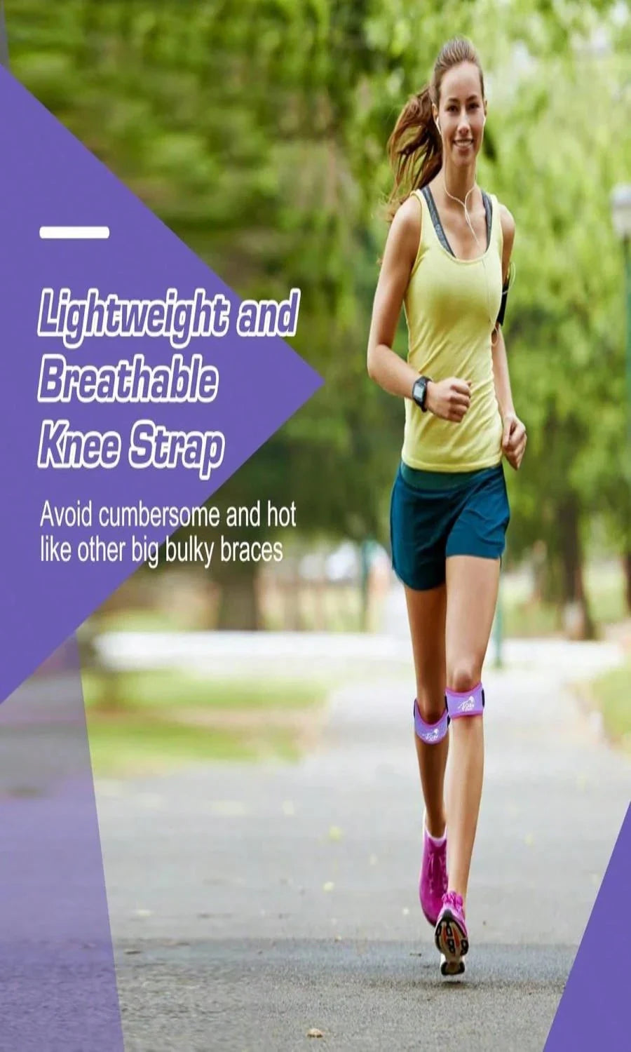 IPOW 2 Pack Knee Straps