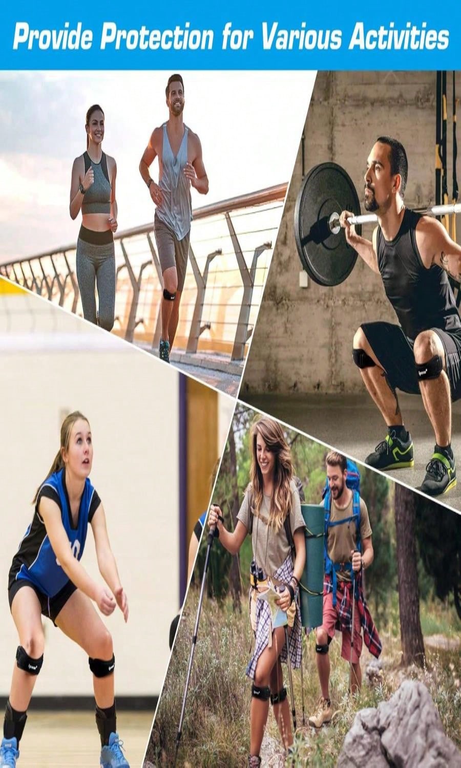 IPOW 2 Pack Knee Brace