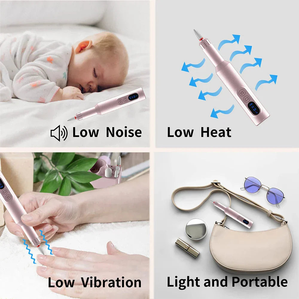 Cordless Electric Nail Drill Machine