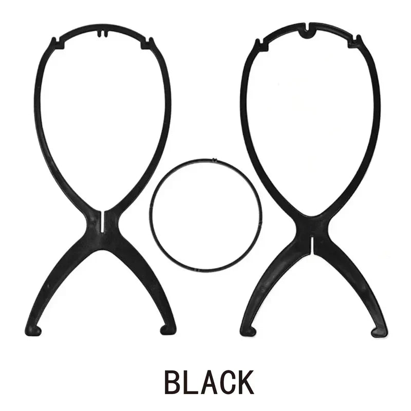 Folding Wig Display Stand Holder