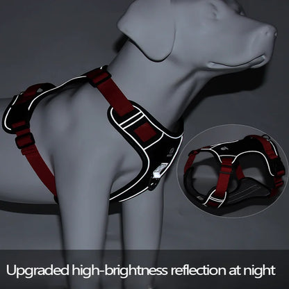 Tactical Reflective Large Dog Harness