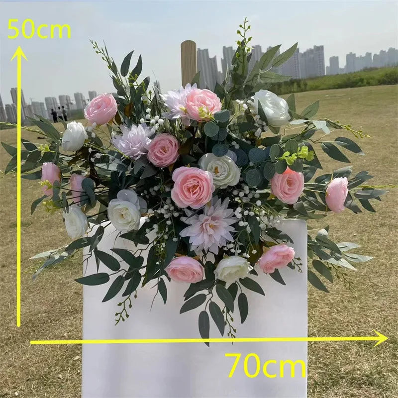 Floor Road Lead Flower Decor