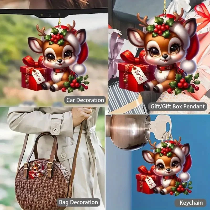 Christmas Acrylic Hanging Ornaments Set