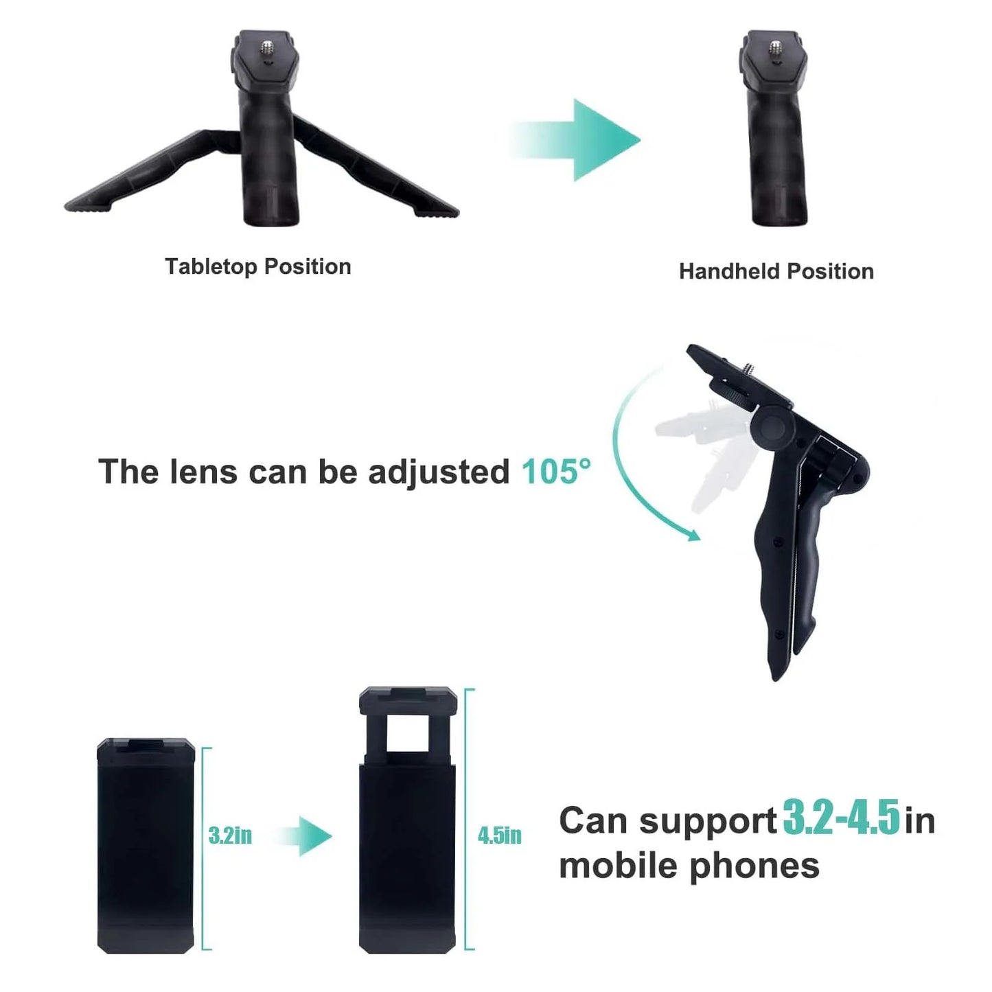 BTFOOR Smartphone Vlogging Kit with Tripod