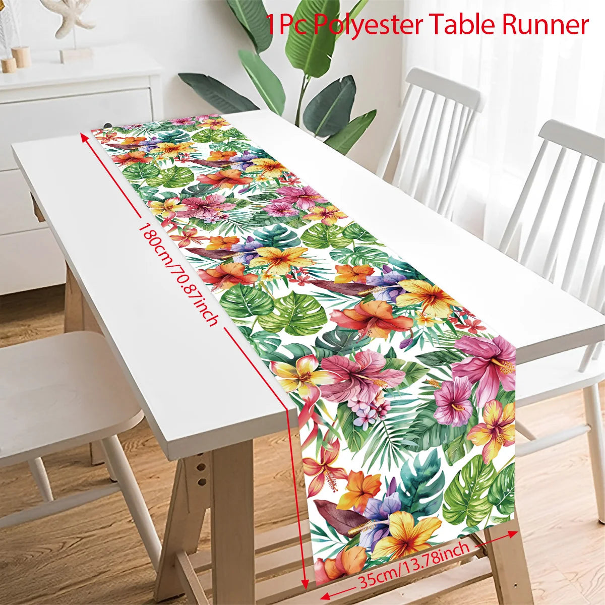 Hawaiian Luau Garland Party Tablecloth