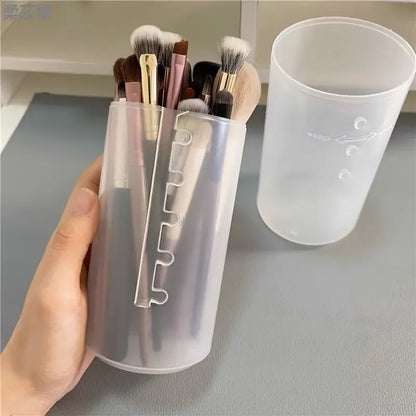 Adjustable Transparent Makeup Brush Holder