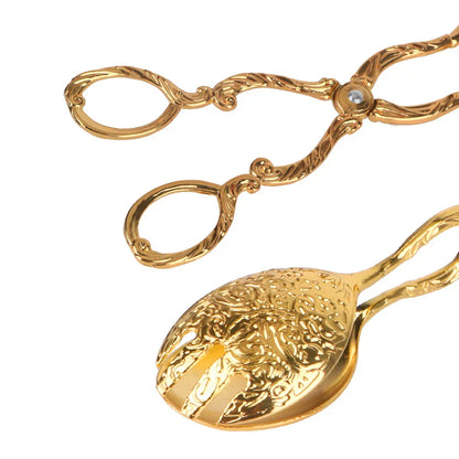 Vintage Gold Snack Cake Clip