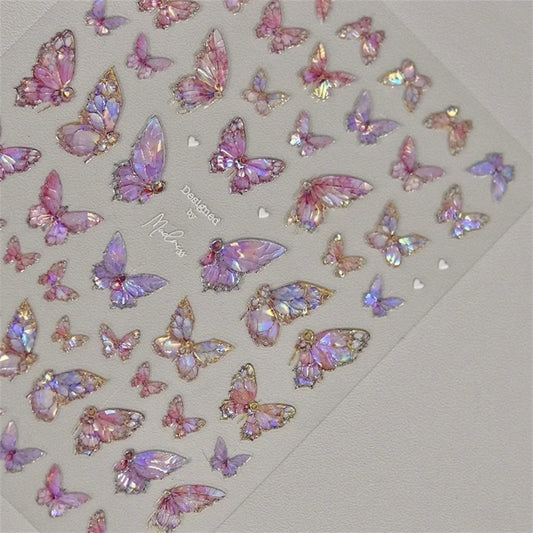 NAILFYOU Kawaii Butterfly Nail Stickers
