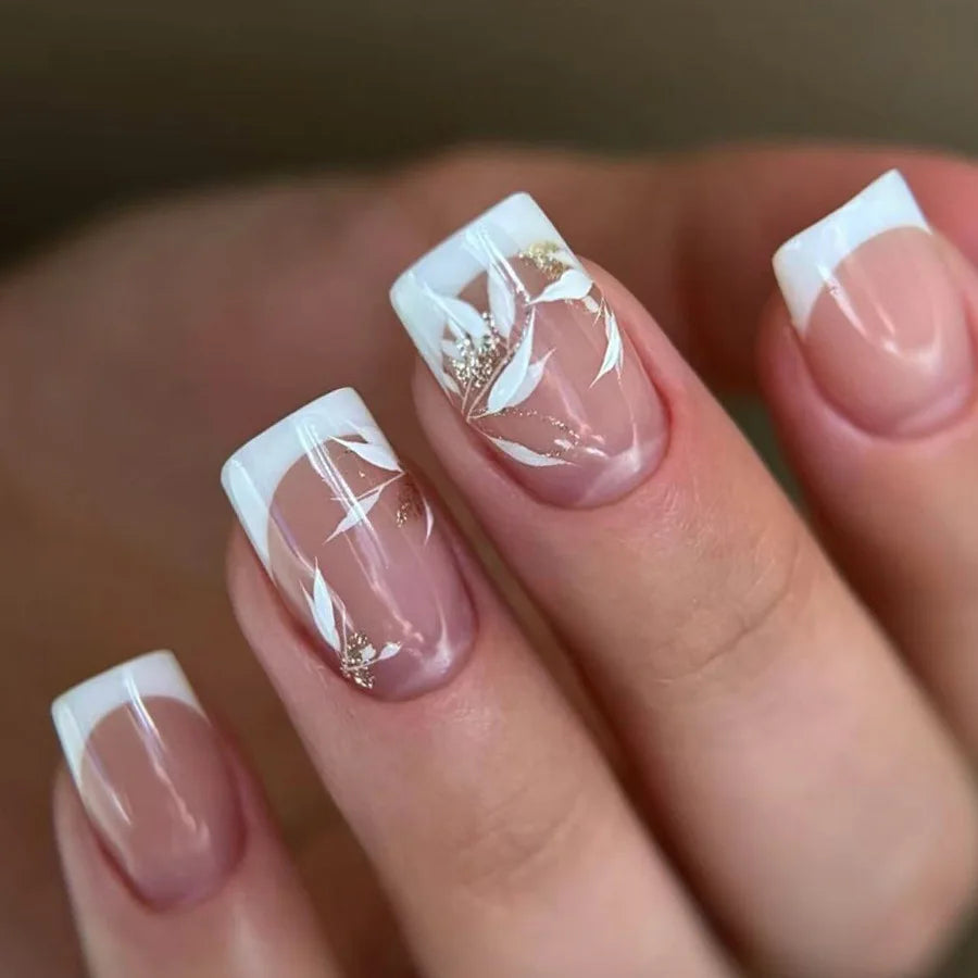 24Pcs Cute Bow Press-On Nails