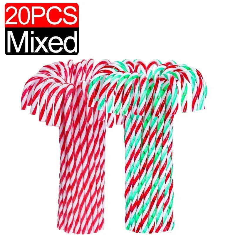 Plastic Candy Cane Tree Ornaments
