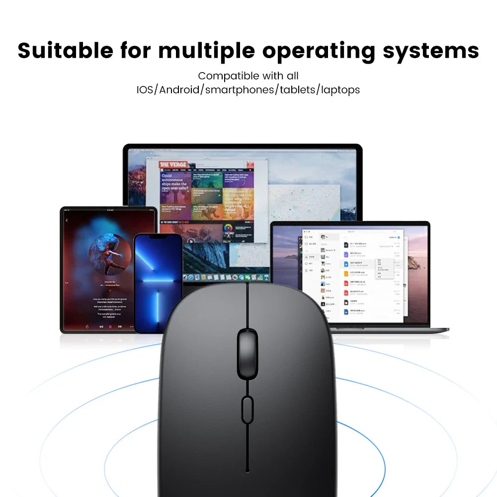 Rechargeable Wireless Bluetooth Mouse