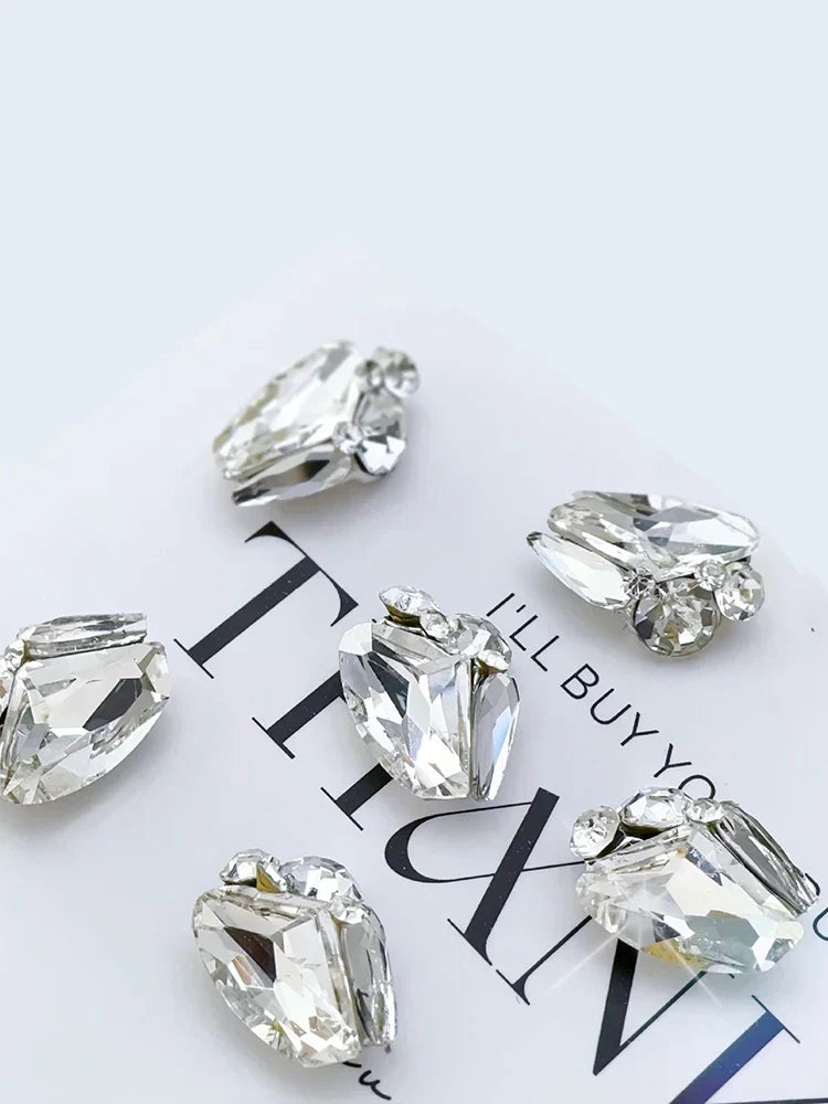 Heart & Irregular Nail Rhinestones