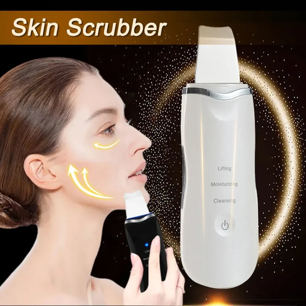 Electric Facial Skin Scrubber Spatula