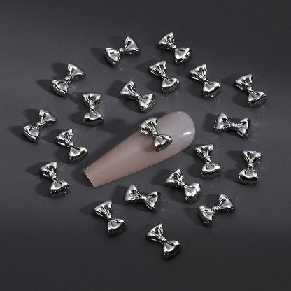 Gold/Silver Butterfly Nail Charms