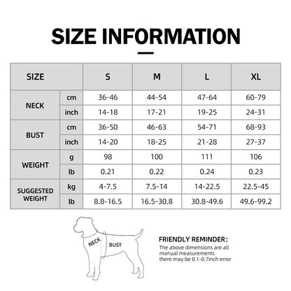No-Pull Reflective Dog Harness
