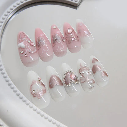 24Pcs Sweet Press-On Nail Set
