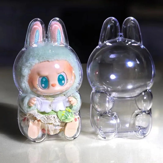 Transparent Doll Protective Cover Case