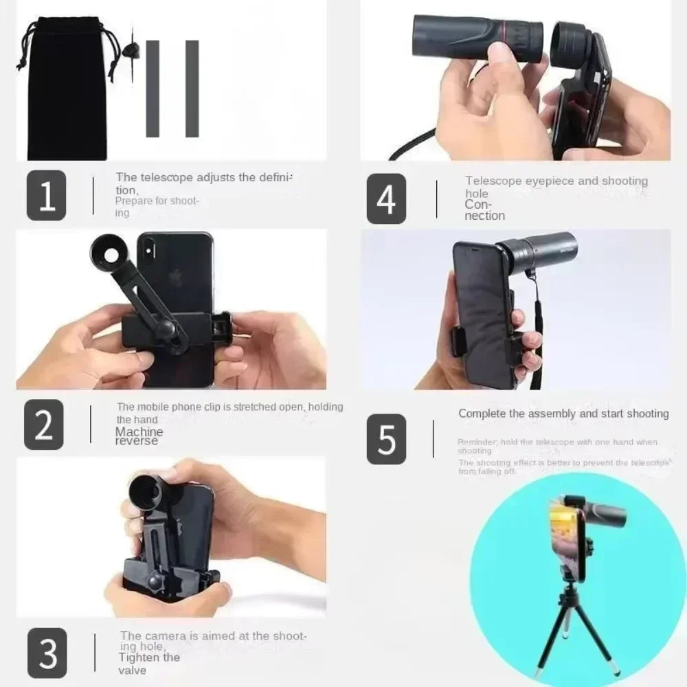 Mini Portable HD Monocular Telescope