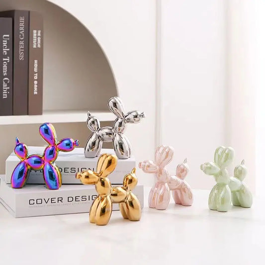 Ceramic Balloon Dog Sculpture