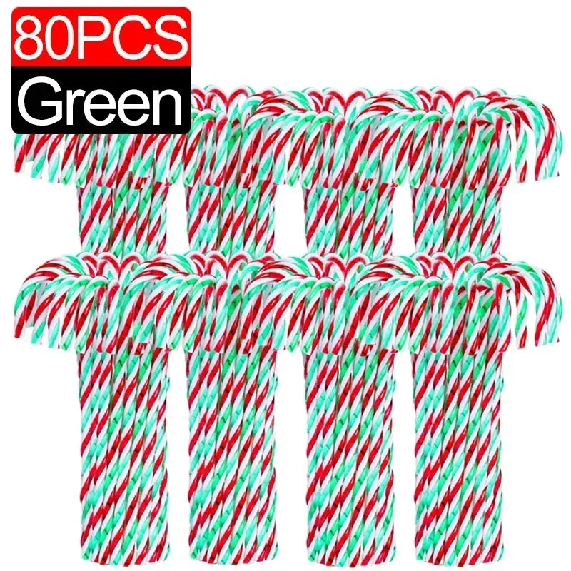 Plastic Candy Cane Tree Ornaments