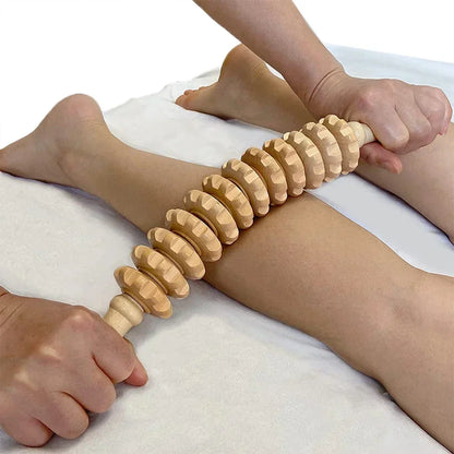 Wooden Fascia Body Massager Roller