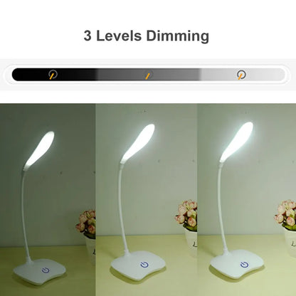 USB Rechargeable LED Desk Lamp