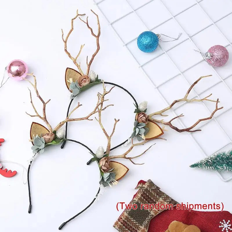 Christmas Reindeer Antler Headband