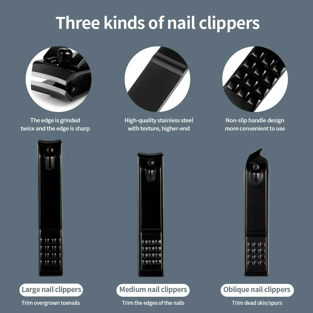 7-18pcs Stainless Steel Manicure Set