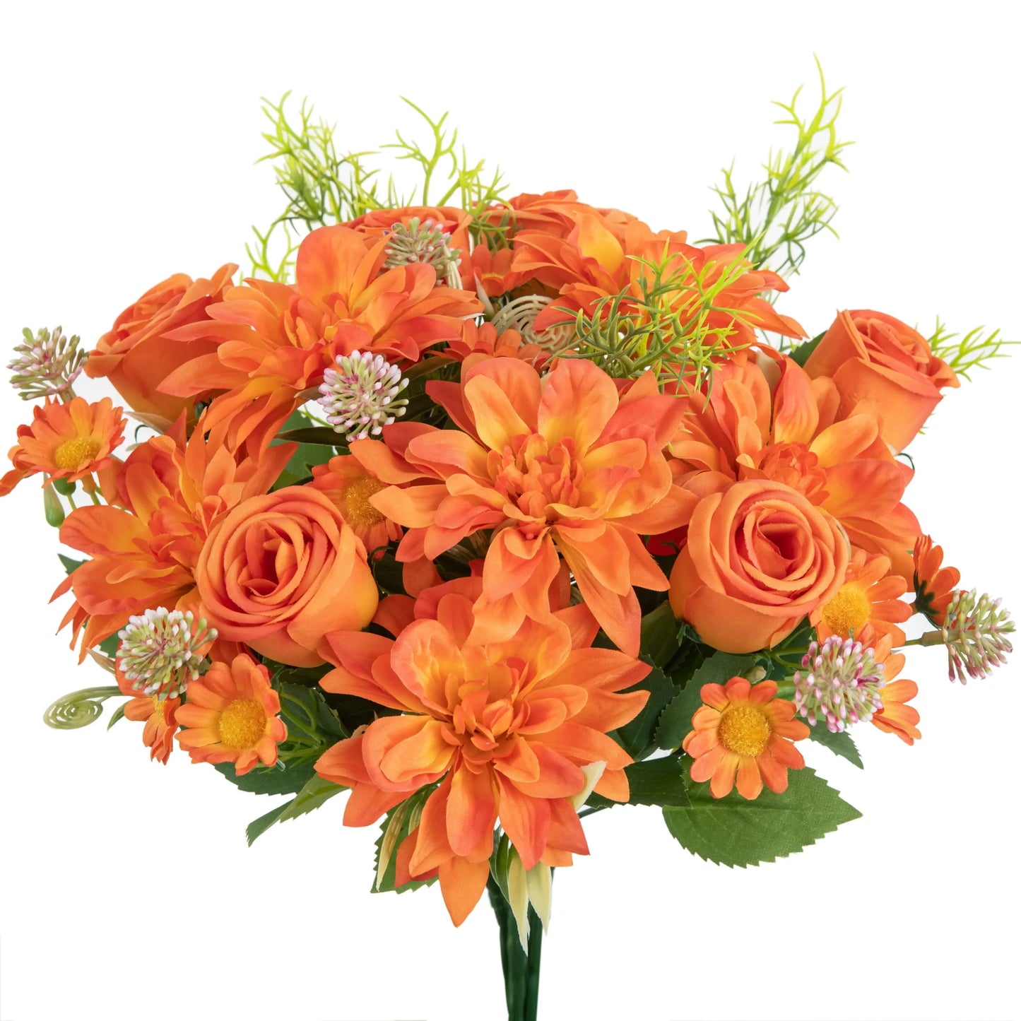 Silk Dahlia Rose Flower