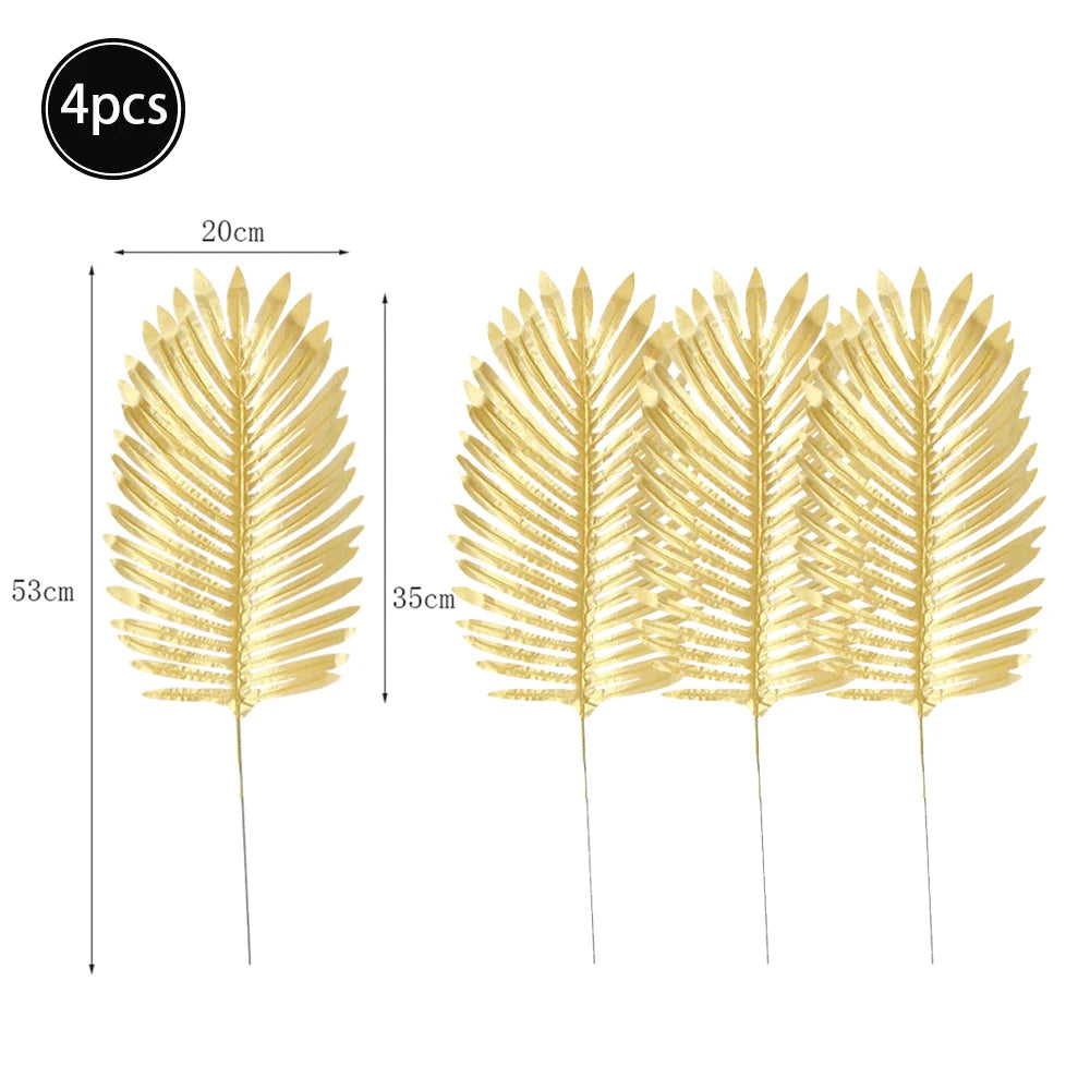 Artificial Tropical Palm Monstera Leaves