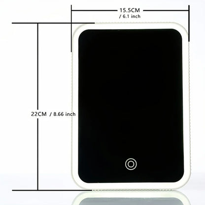 LED Touch Screen Makeup Mirror