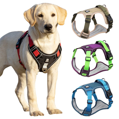 Tactical Reflective Large Dog Harness