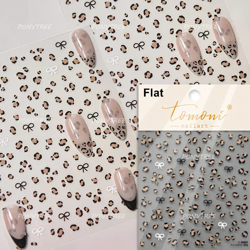 Bowknot 3D Nail Art Stickers