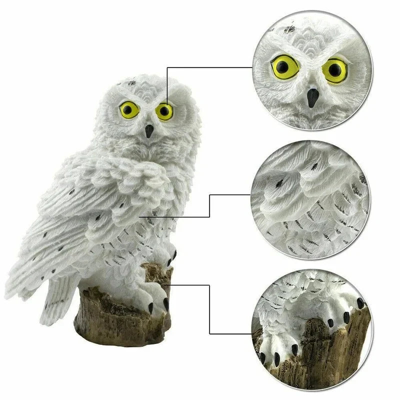 Solar Owl Garden Light Lamp