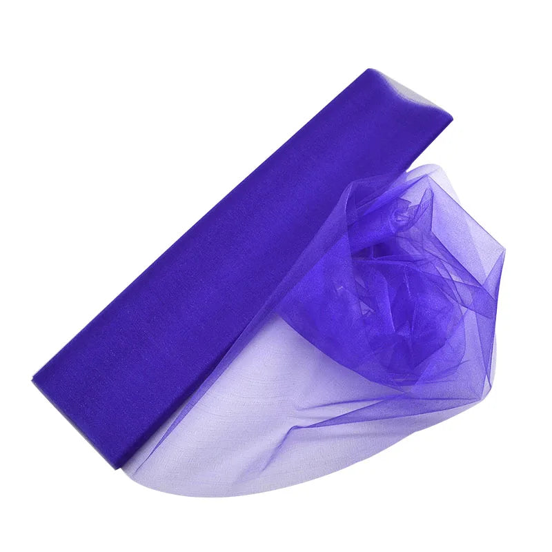 Sheer Crystal Organza Tulle Roll