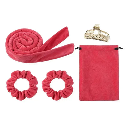 Heatless Curling Rod Headband Set