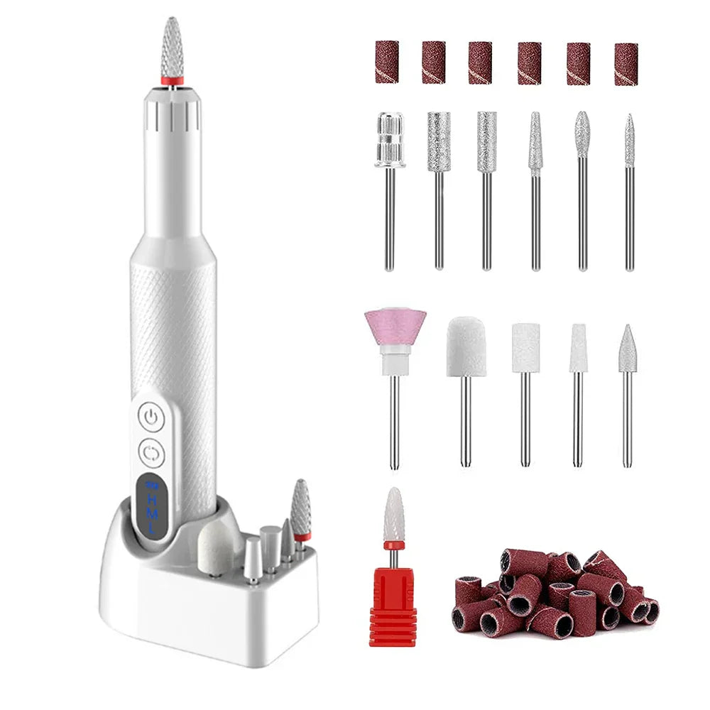 Cordless Electric Nail Drill Machine