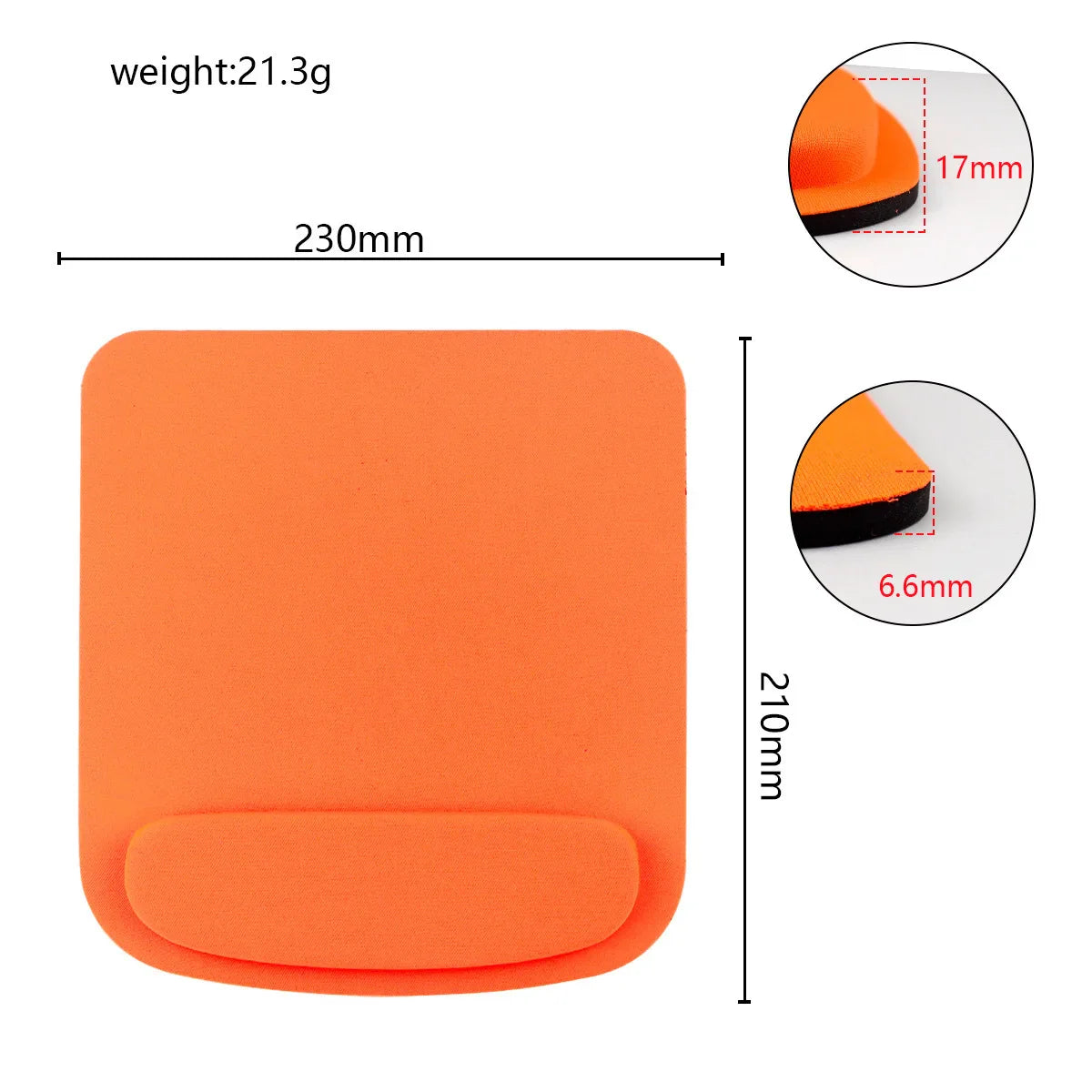 Ashiboogoole Ergonomic Mouse Pad with Wrist Rest