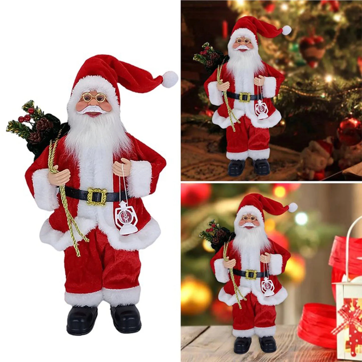 12inch Santa Claus Figurine Ornament