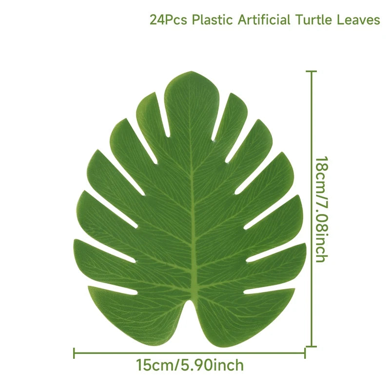 Artificial Tropical Palm Leaf Decor