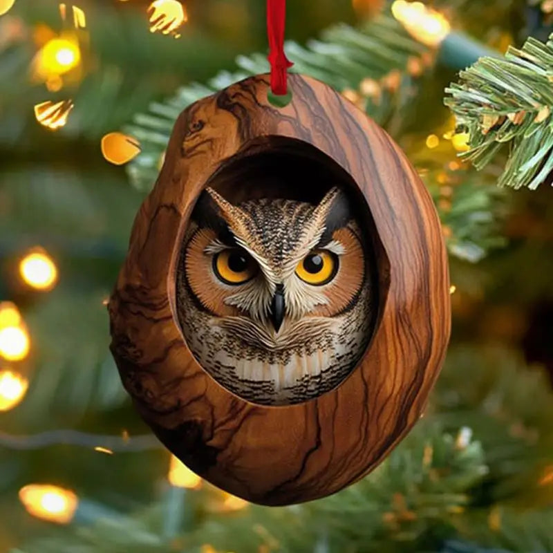 Animal Acrylic Christmas Tree Ornaments