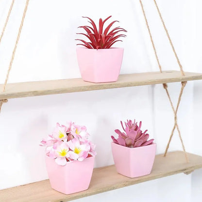 Year-Round Faux Potted Flowers