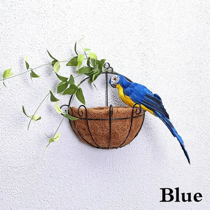Handmade Simulation Parrot Ornament