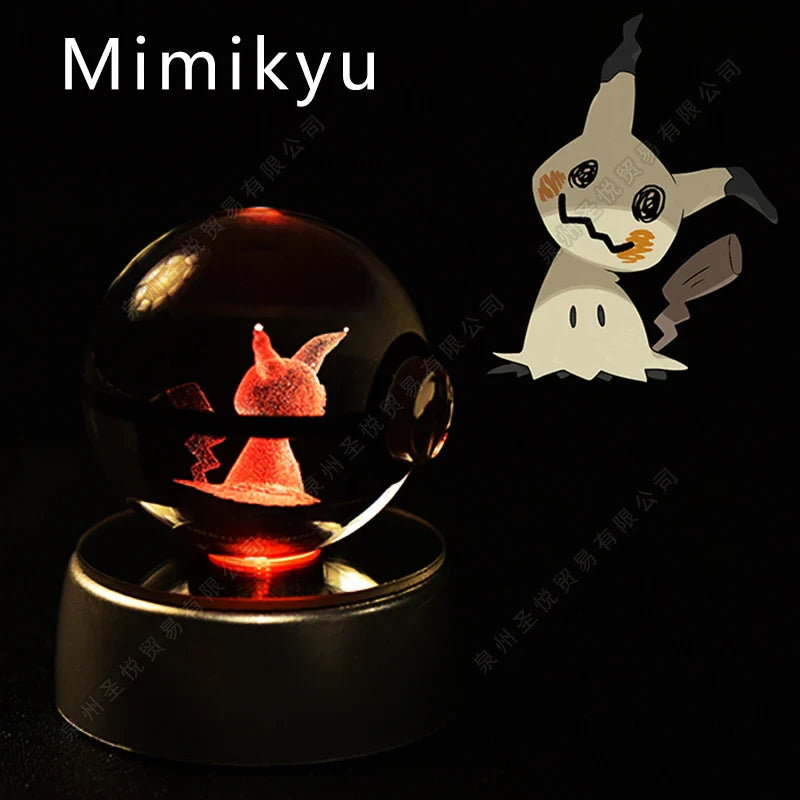 3D Pokémon Crystal Ball Lamp