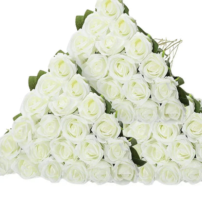 Velvet Artificial Rose Bouquet