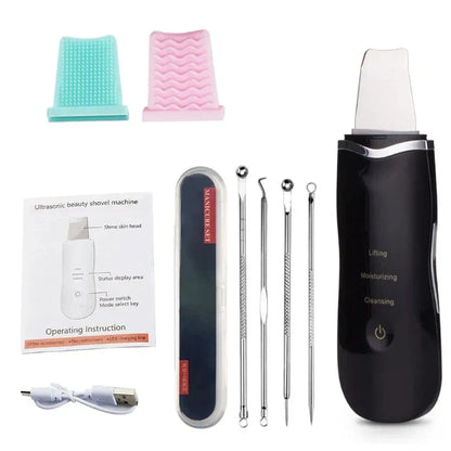 Ultrasonic Facial Skin Scrubber Tool