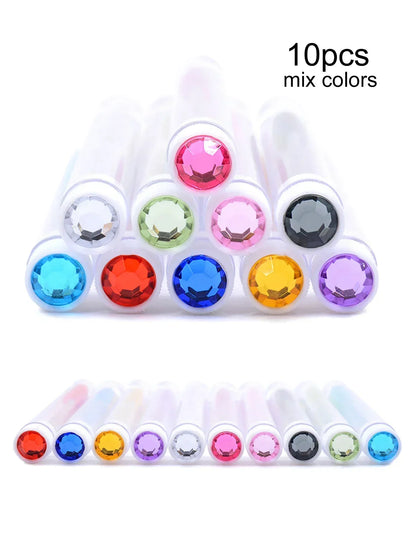 10Pcs Reusable Eyelash Brush Set