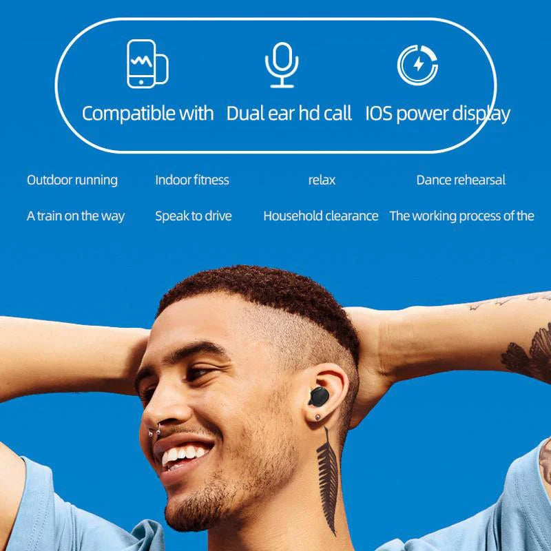 A6s TWS Bluetooth Sports Headset