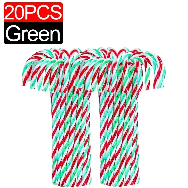 Plastic Candy Cane Tree Ornaments